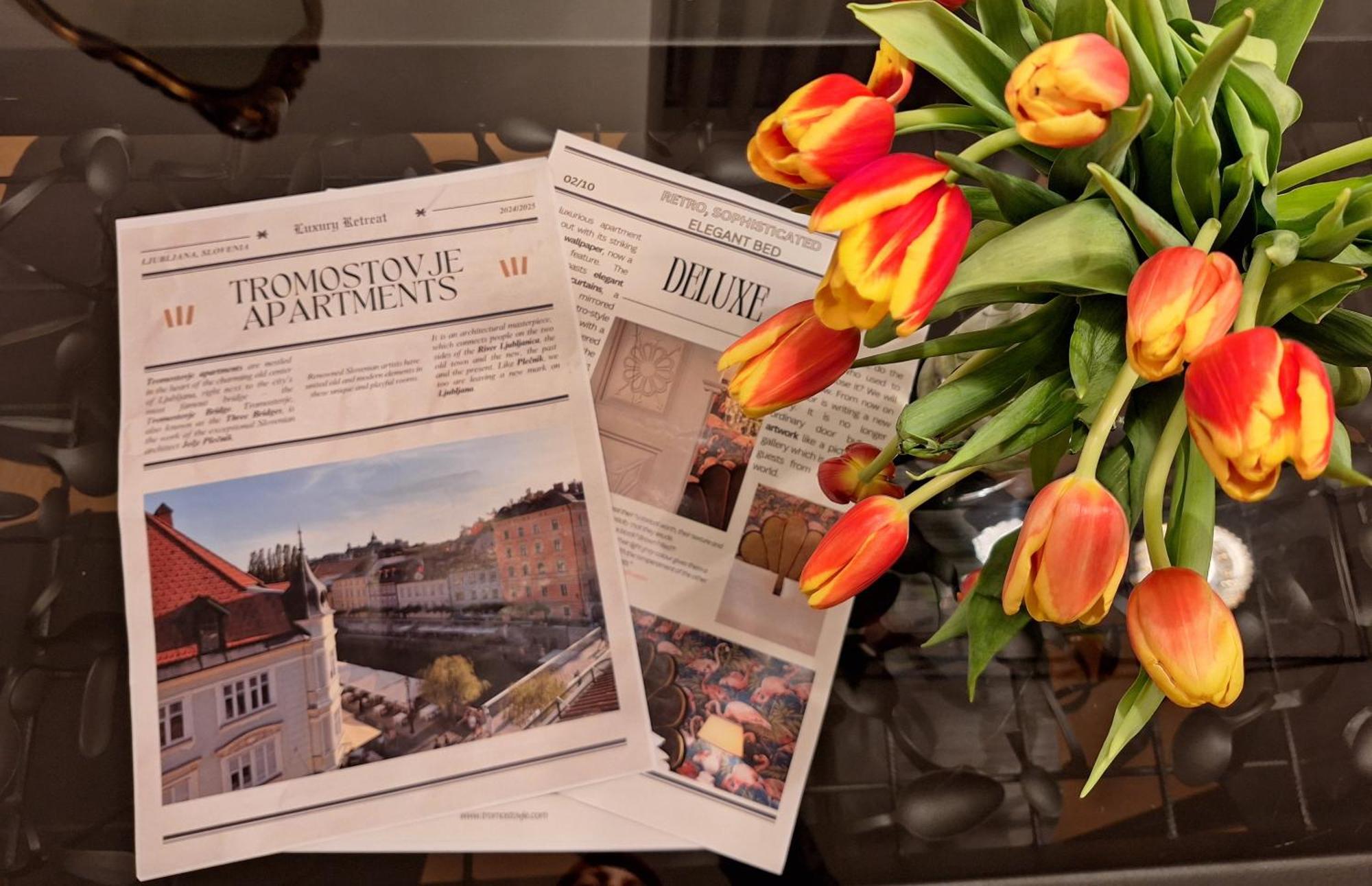 Tromostovje Apartments Ljubljana Ngoại thất bức ảnh